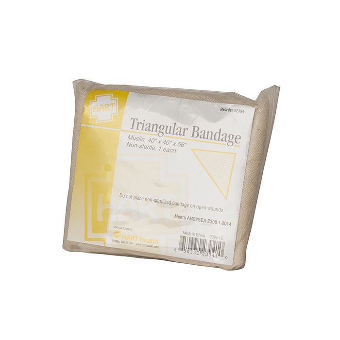 Hart 2394 Muslin Triangular Bandages, 1/bag