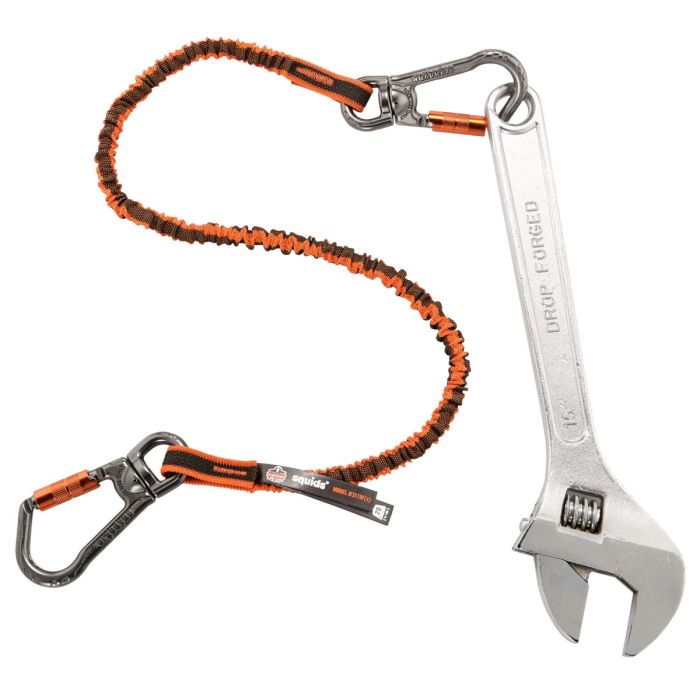 Inc 3119F(x) Safety National Double-Locking Tool Dual Ergodyne | Carabiner Lanyard