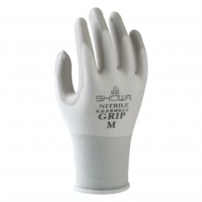 SHOWA 370 Nylon Shell Nitrile Dipped Assembly Glove