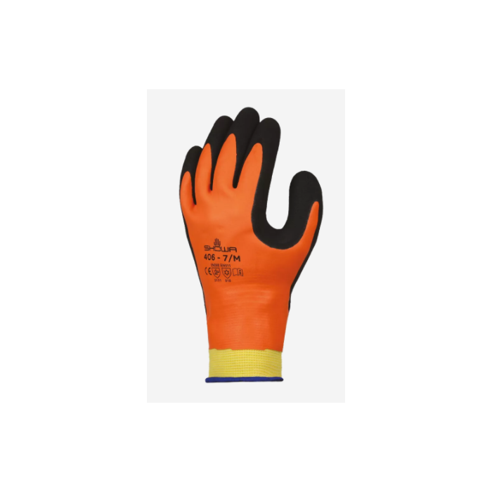 Showa 406 Fully Coated Latex, Breathable, Water Repellent Thermal Glove