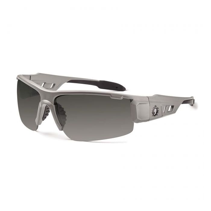 Ergodyne 52131 Dagr Matte Gray Polarized Smoke Lens Safety Glasses