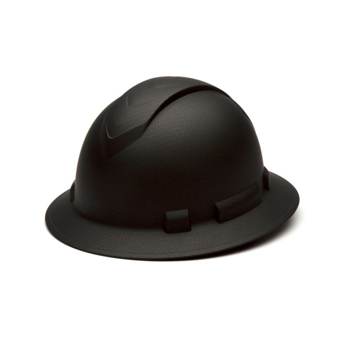 Pyramex HP54117 Ridgeline Black Full-Brim Hard Hat