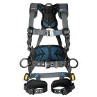 Falltech 8127B FT-One 3D Construction Belted Full Body Harness, Tongue Buckle Leg Adjustments