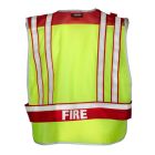 Kishigo 4003BV Lime/Red 400 Series Public Safety Vests Fire