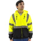 Majestic 75-5325 High Visibility Hooded Sweatshirt with Zipper Closure