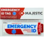 Majestic 87-9000 Hard Hat Emergency Identification Tag