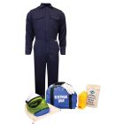 NSA KIT2CV08 8 Cal Arcguard Arc Flash Kit with Pureview & Flame Retardant Coverall in Ultrasoft