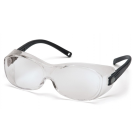 Pyramex S3510SJ Over The Spectacles Safety Glasses with Clear Lens and Black Temples