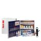 First Aid Only 91340 100 Person ANSI B 3 Shelf First Aid Cabinet ANSI 2021 Compliant