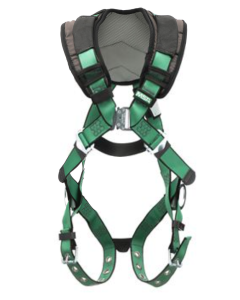 MSA 102060 V-FORM+ Harness, Standard, Back & Hip D-Rings, Tongue Buckle Leg Straps
