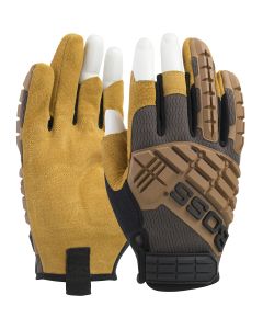 PIP 120-MF1360T Boss Premium Pigskin Padded Leather Palm with TPR Impact Protection