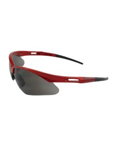 PIP 250-AN-10117 Red Frame, Gray Lens Anser Safety Glasses