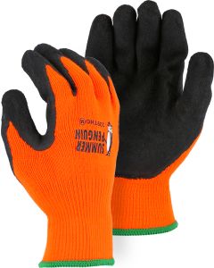 Majestic 3397HO Summer Orange Penguin Glove with Latex Palm Coating