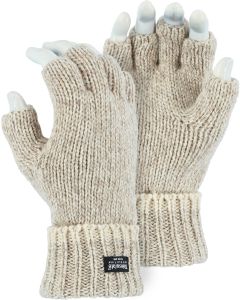 Majestic 3424 Winter Ragg Wool Knit Fingerless Gloves