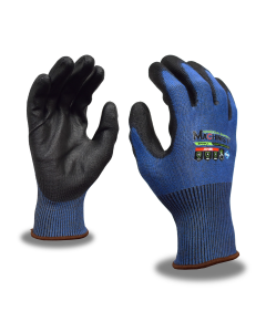 Majestic Emperor Penguin Winter Lined Nitrile Dipped Glove: 15