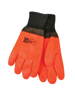 Kinco 4170LG Lined Orange PVC Gloves