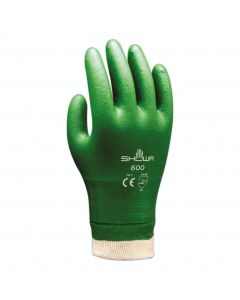 SHOWA 600 Fully coated knitwrist PVC Chemical Glove