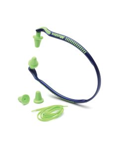 Moldex 6506 Jazz Band (Under-the-Chin) Banded Hearing Protector w/ Optional Neck Cord and Spare Pods