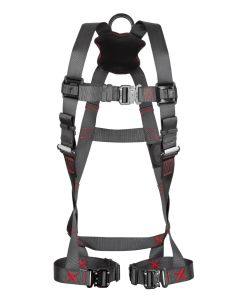 Falltech 8141 FT-Iron 1D Standard Non-Belted Full Body Harness, Quick Connect