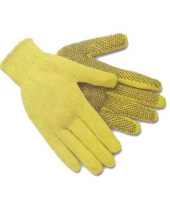 MCR Safety 9365 Cut Pro 7 Gauge DuPont Kevlar Shell  Cut Resistant Work Gloves with PVC Dots on 1 Side