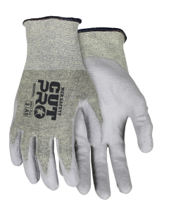 MCR Safety 9828PU/ Cut Pro 18 Gauge ARX Aramid Shell Cut, Abrasion and Puncture Resistant Work Gloves