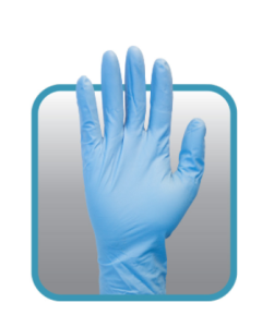 The Safety Zone GNPL-__-5-T8 12″ Powder Free Blue Nitrile Gloves
