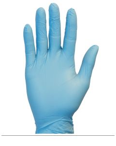 The Safety Zone GNPR Powder Free Disposable Blue Nitrile Gloves