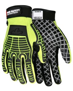 MCR Safety MC500 UltraTech Mechanics Gloves Hi-Visibility Cut and Abrasion Resistant Gloves