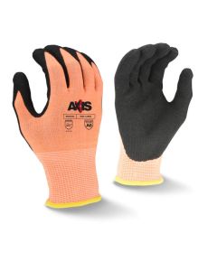 Radians RWG559 AXIS Cut Protection Level A6 Sandy Nitrile Coated Glove