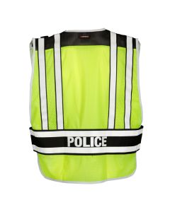 Kishigo 4001BZ Black/Lime 400 Series Public Safety Vests Pro Series Police